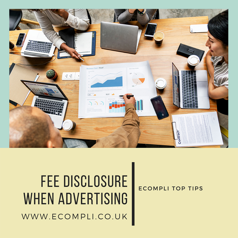 FCA Fee Disclosure when Advertising